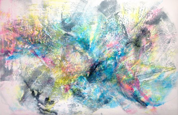 Gestural Landscape in CMYK III